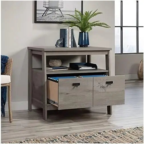 Filing Cabinet 1-Drawer Mystic Oak Finish