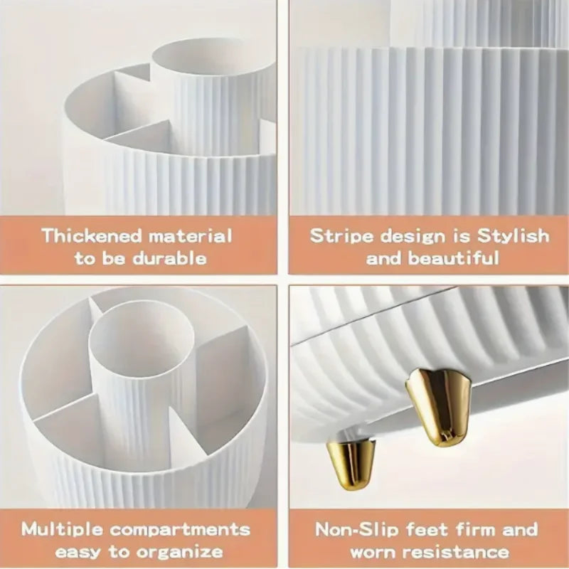 5-Tier Rotating Makeup Organizer