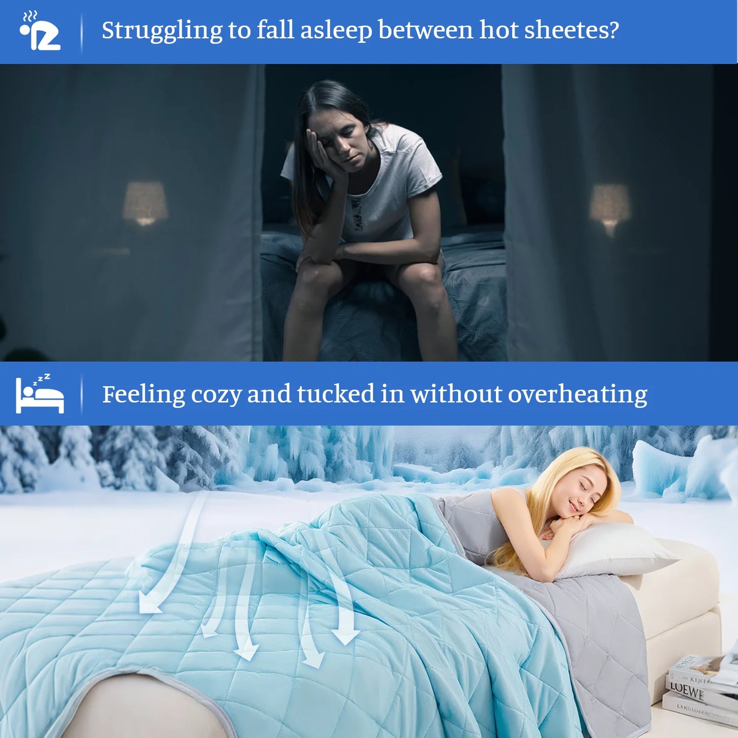 Cooling Blankets for Hot Sleeper.