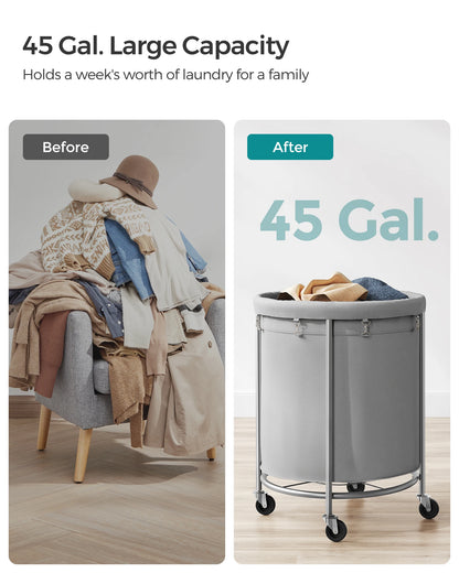 Rolling Laundry Hamper.