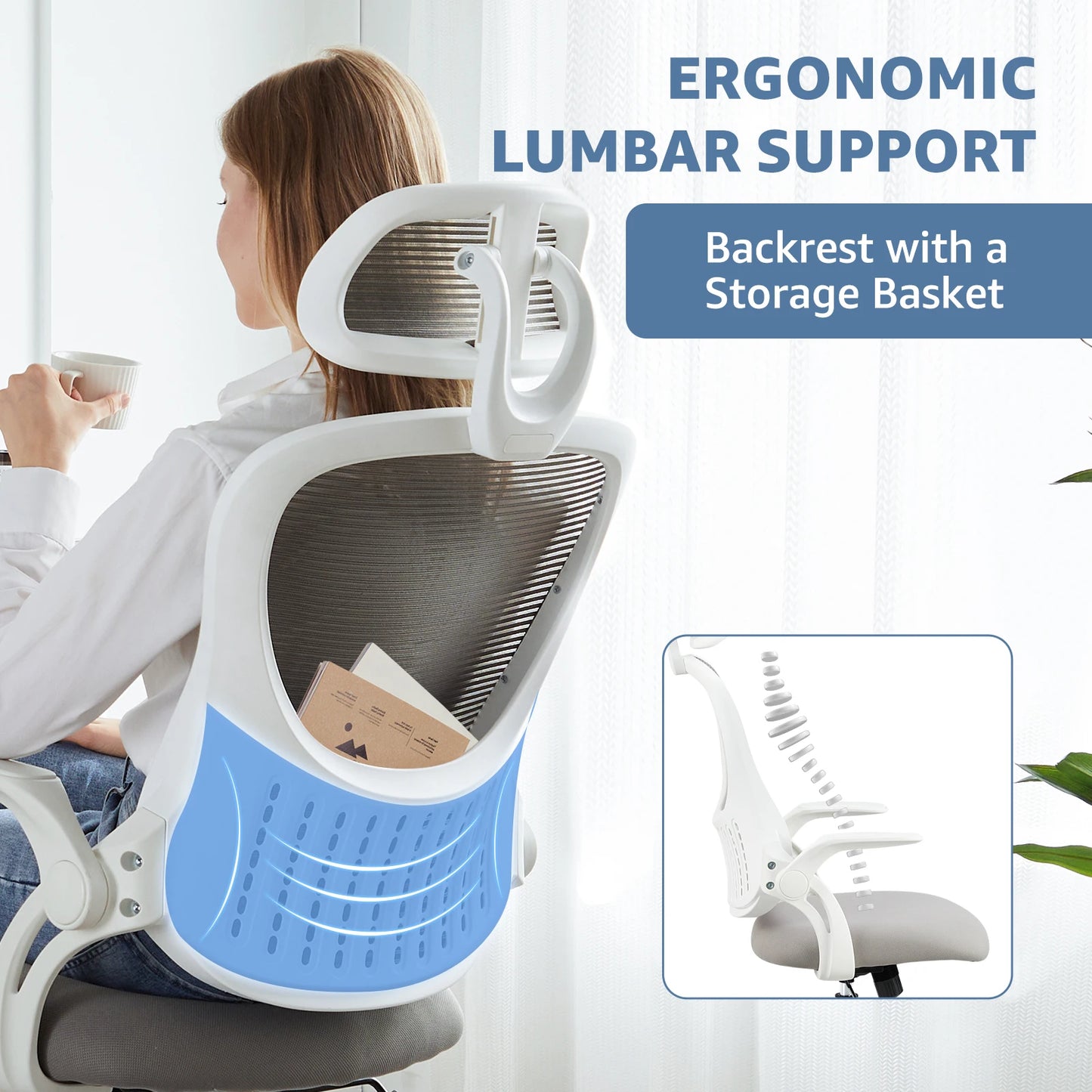 Ergonomic Computer Desk Chair.