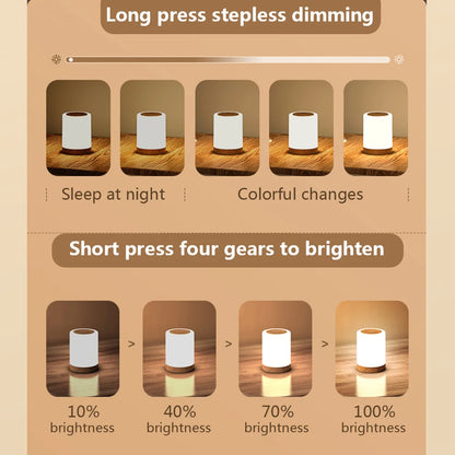 Bedside Table Lamp Dimmable