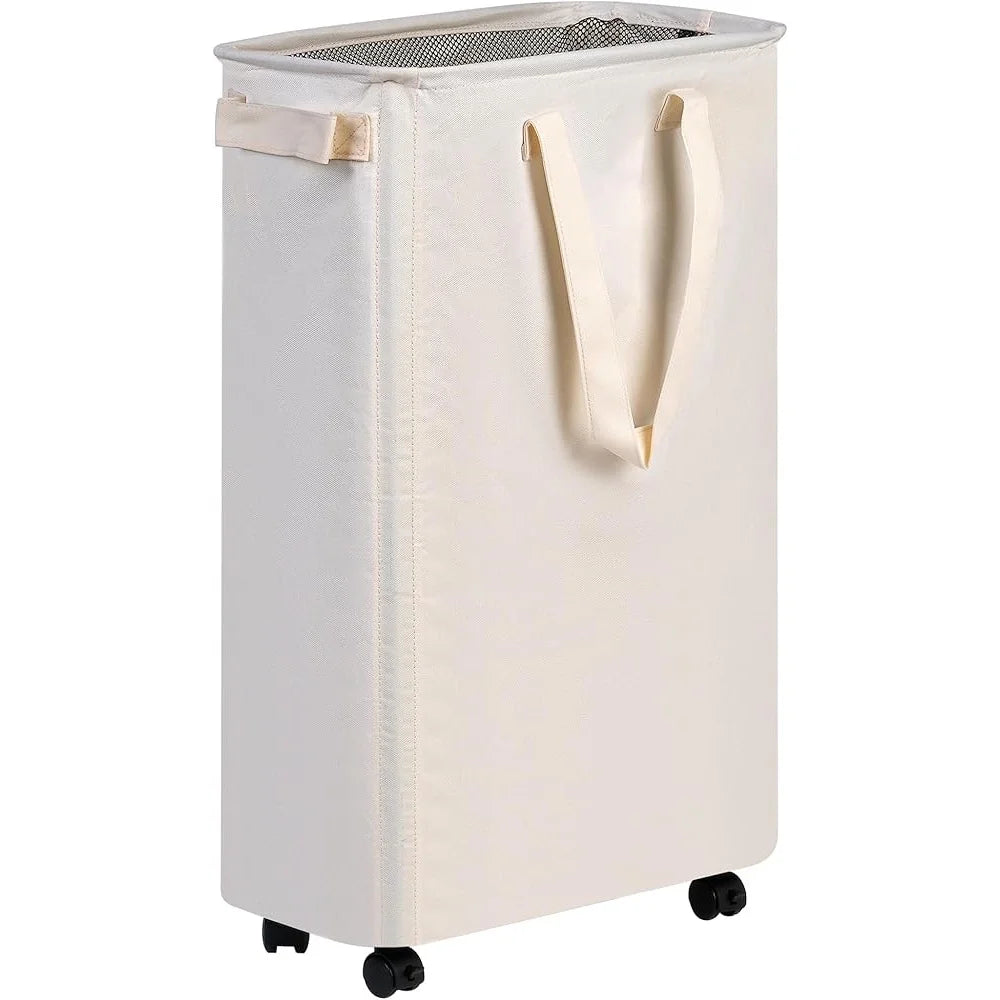 Skinny  Laundry Hamper with Wheels