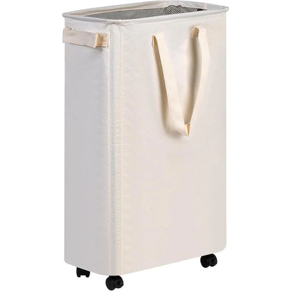 Skinny  Laundry Hamper with Wheels