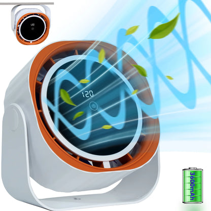 Portable Rechargeable Desktop Fan.
