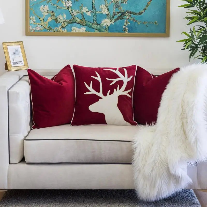 Velvet Accent Pillow 20x20 Christmas Decor