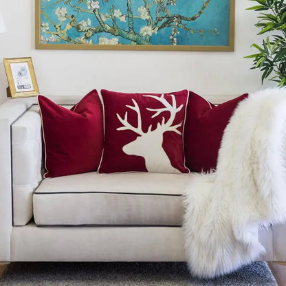 Velvet Accent Pillow 20x20 Christmas Decor