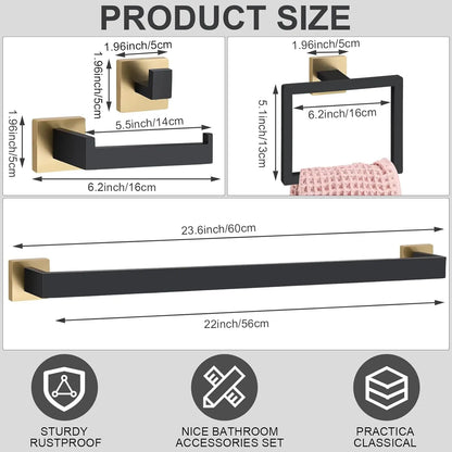 Stainless Steel Towel Bar Kit.