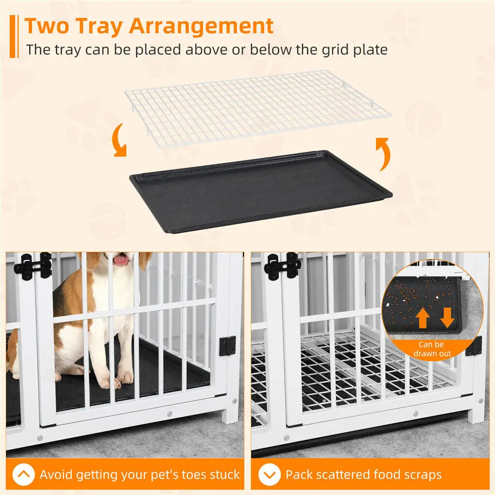 Heavy Duty Kennel with Removable Tray