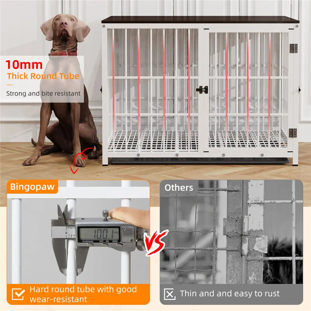 Heavy Duty Kennel with Removable Tray