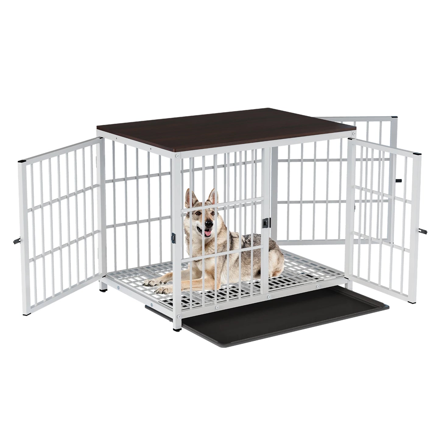 Heavy Duty Kennel with Removable Tray