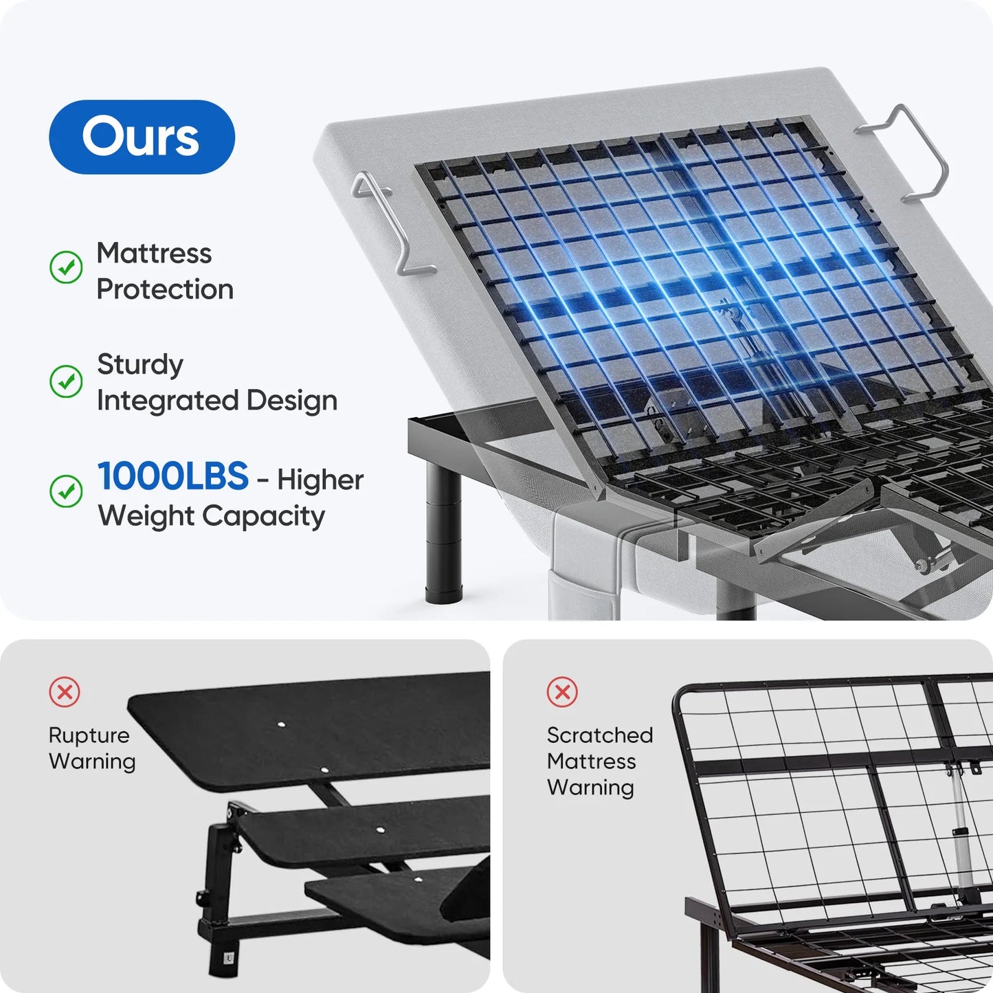 Twin Split King  Adjustable Bed Frame