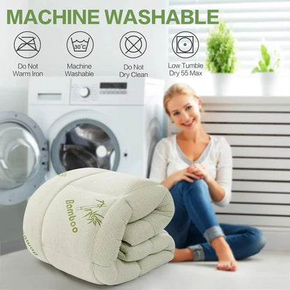 Ultra-Soft Bamboo Mattress Topper.