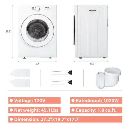 Portable Compact Clothes Dryer.