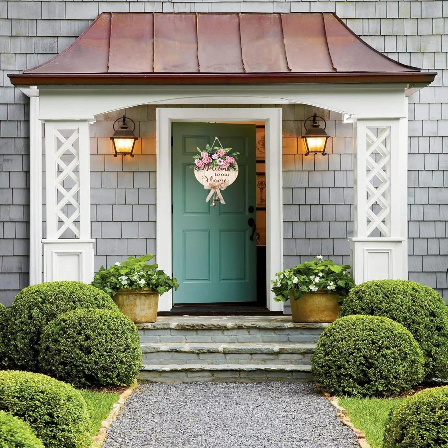 Welcome Sign for Front Door Decor