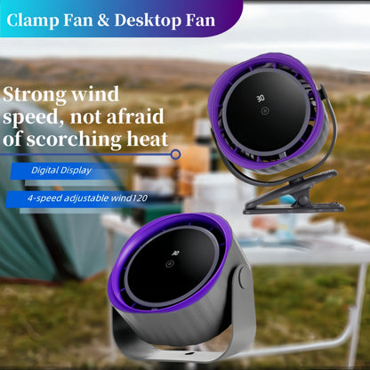 Portable Rechargeable Desktop Fan.