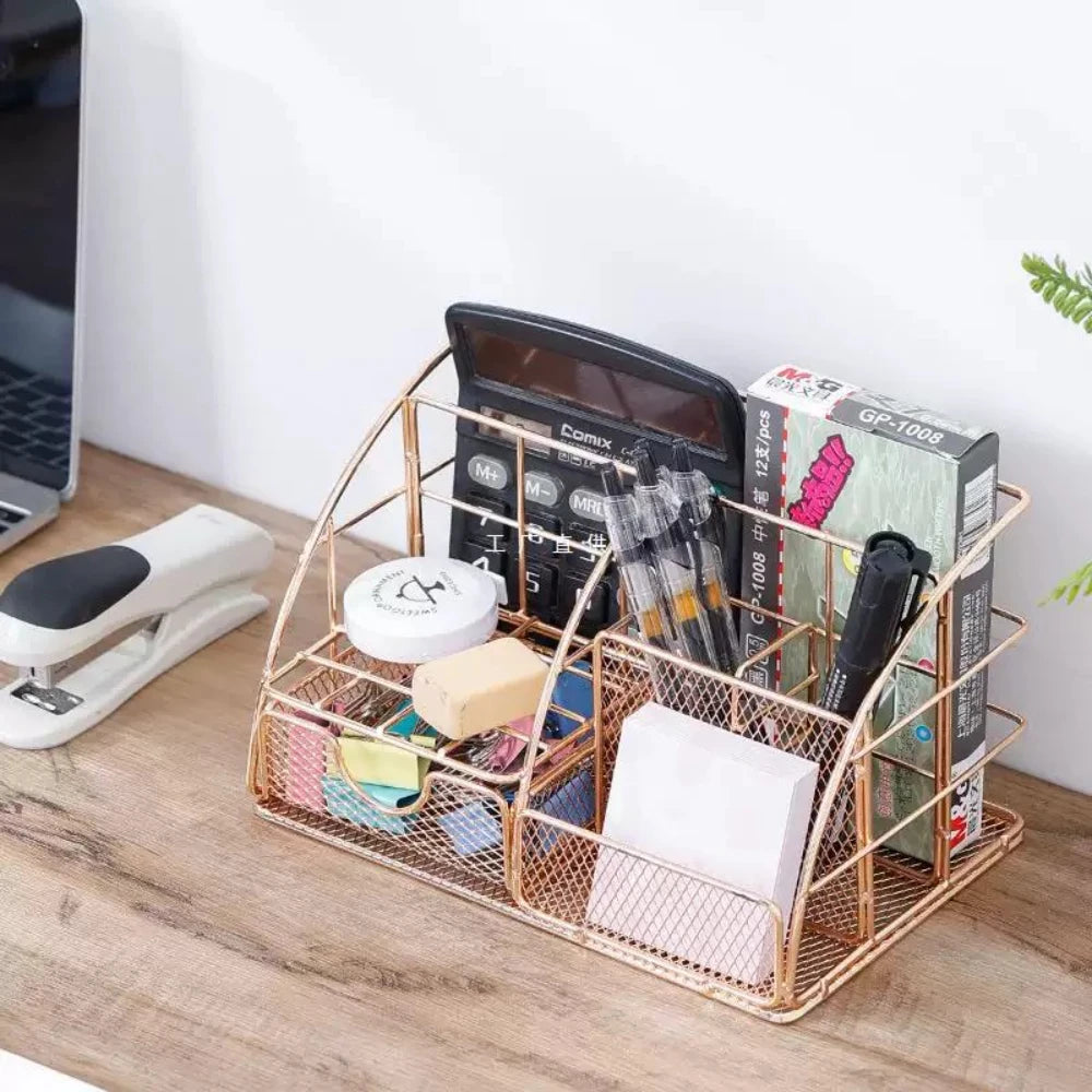 Wrought Iron Stationery Storage Rack.