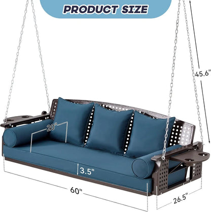Porch Swing with Three Seats