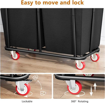 Large laundry hamper with Wheels