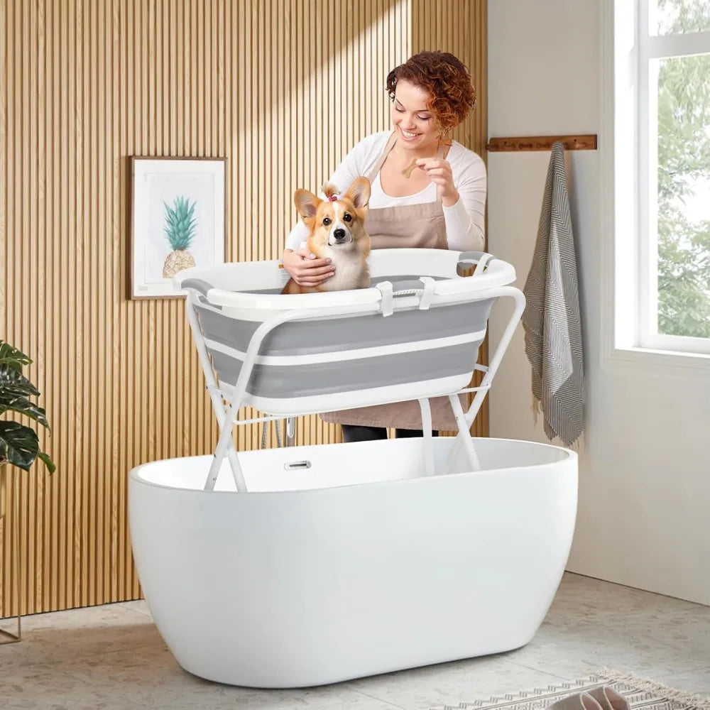 Dog Washing Station for Bathing and Grooming,