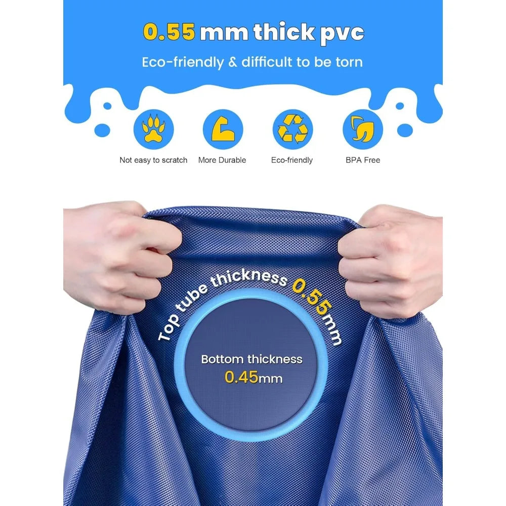 Non-Slip Splash Pad for Kids and Dogs,