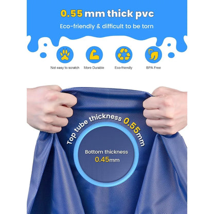 Non-Slip Splash Pad for Kids and Dogs,