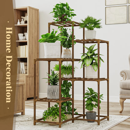 Corner Plant Stand 7 Pots