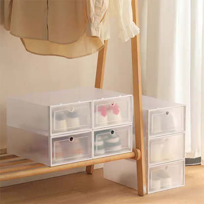 Modern Mini 24pcs Transparent Shoes Organizers