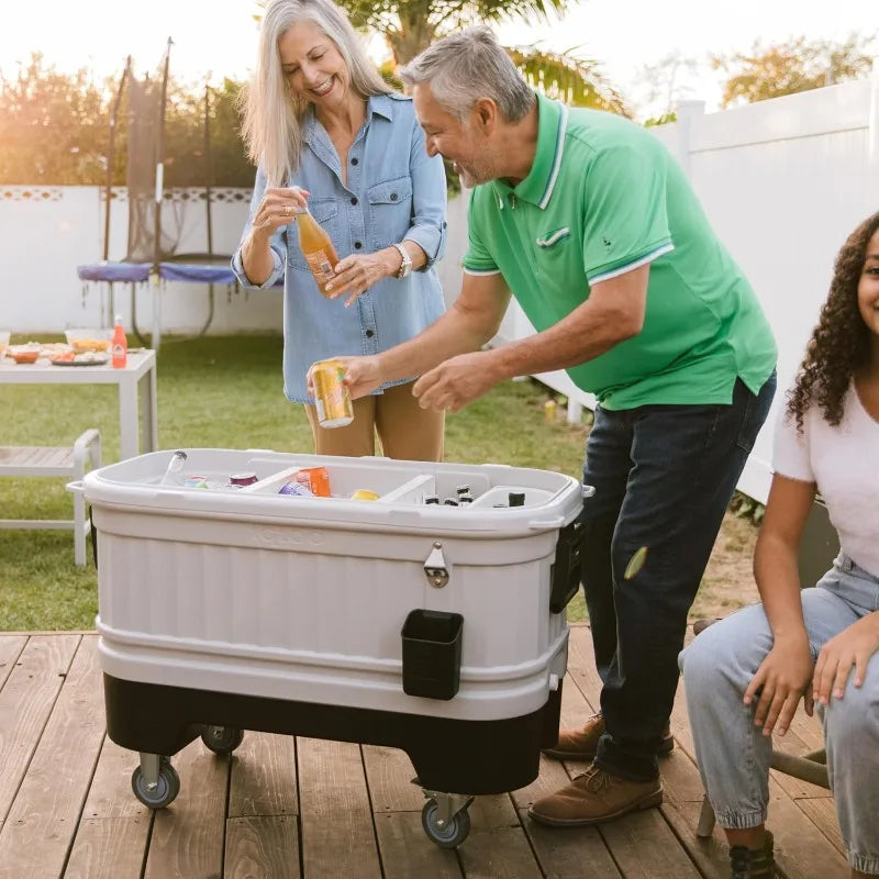 Insulated Portable Hard Shell Ice Chest P
