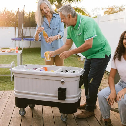 Insulated Portable Hard Shell Ice Chest P