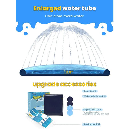 Non-Slip Splash Pad for Kids and Dogs,