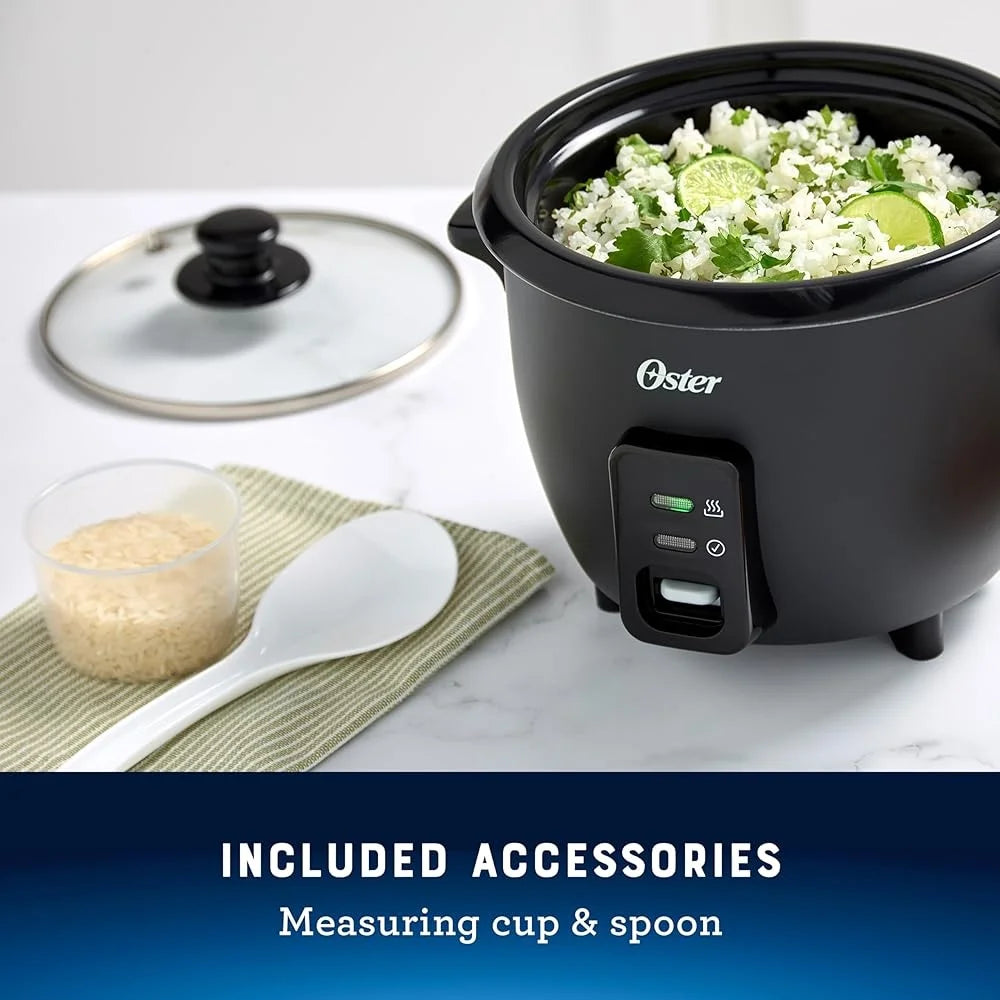 Electric Rice Cooker with Cool-touch Handles