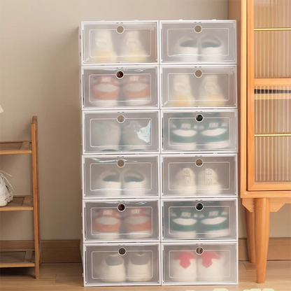 Modern Mini 24pcs Transparent Shoes Organizers