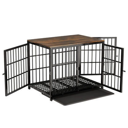 Heavy Duty Kennel with Removable Tray