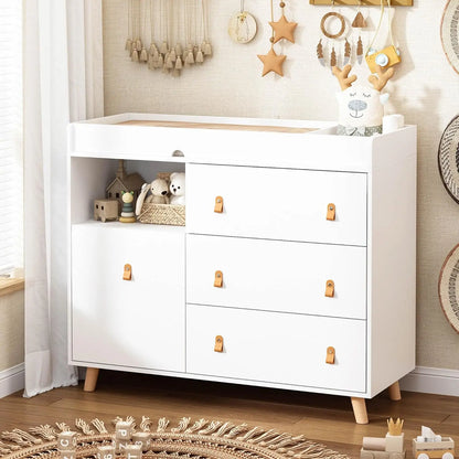 Dresser Changing Table with Drawers.