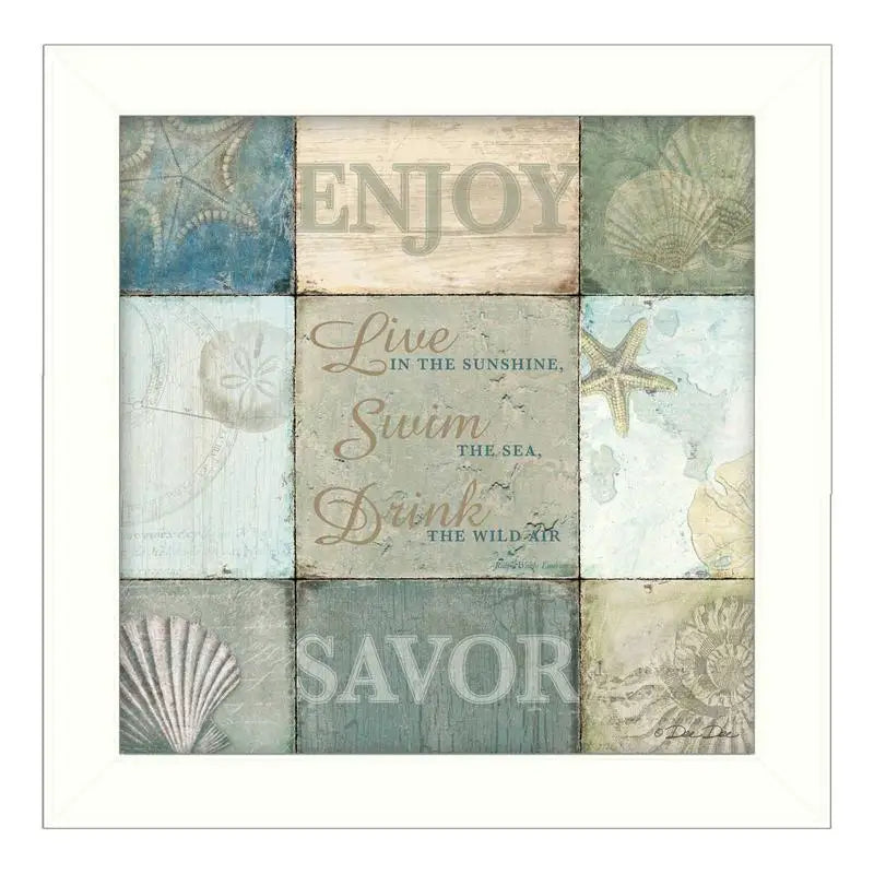 Printed Wall Art,  White Frame