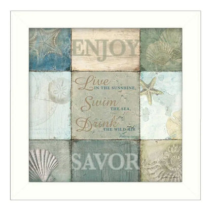 Printed Wall Art,  White Frame