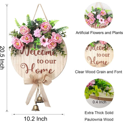 Welcome Sign for Front Door Decor