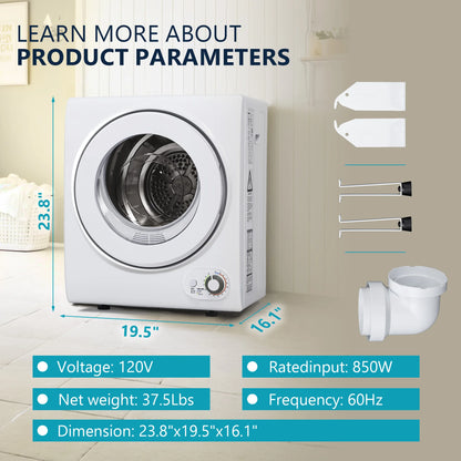 Portable Compact Clothes Dryer.