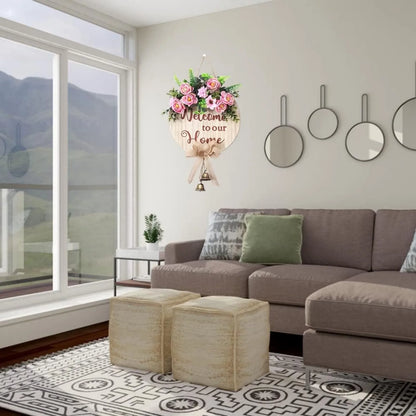 Welcome Sign for Front Door Decor