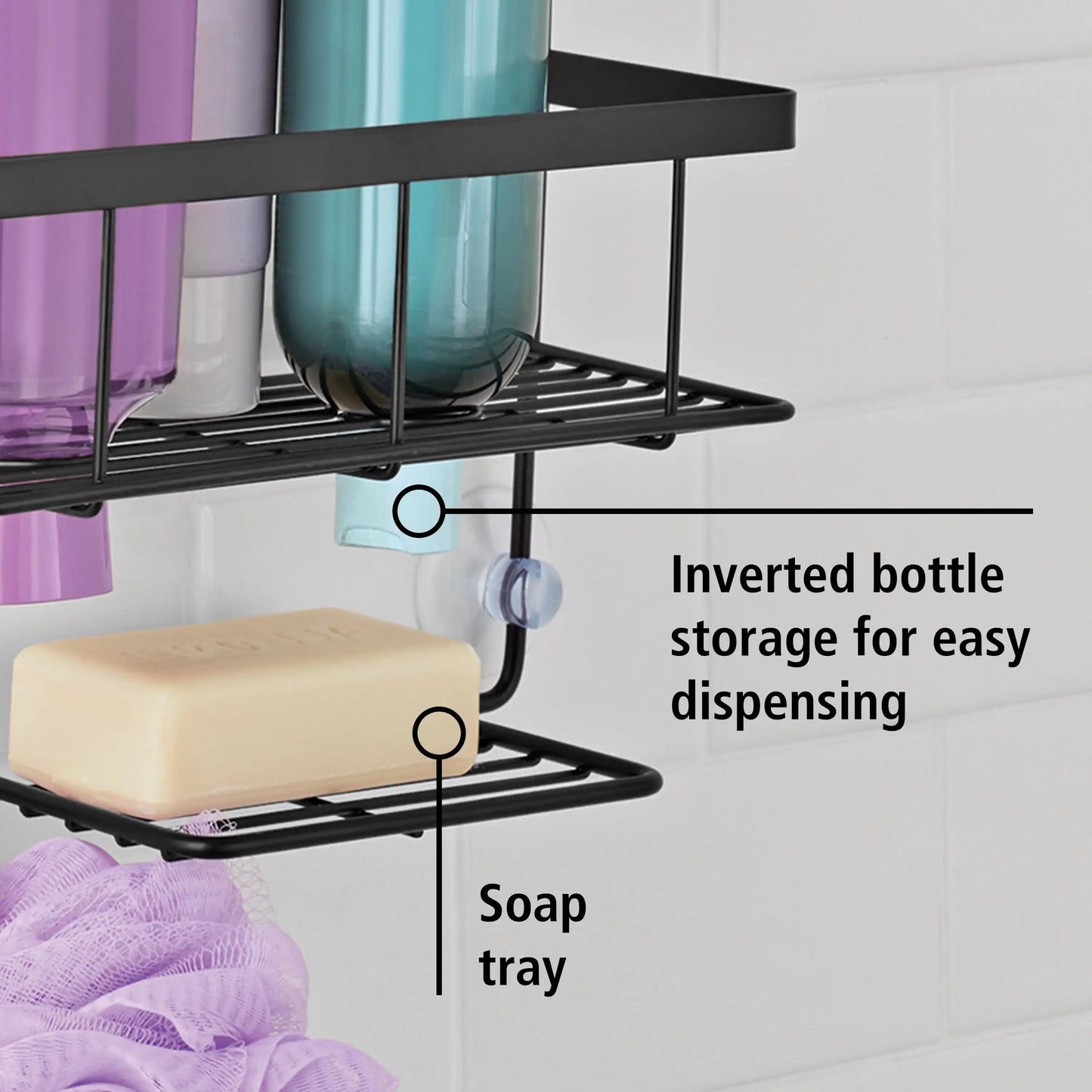 Two-shelf Hanging Shower Caddy