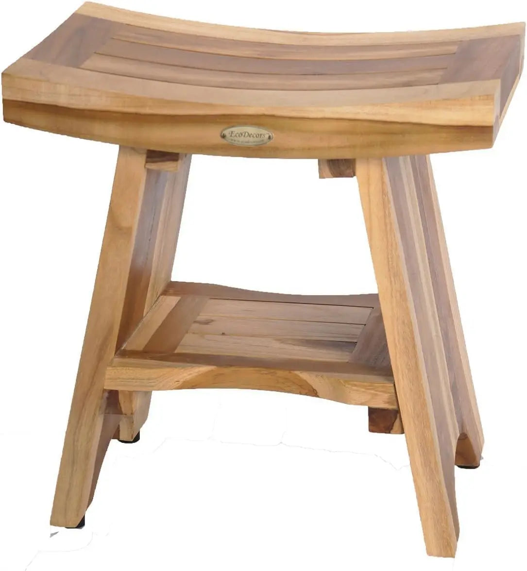 Wood Shower Stool.