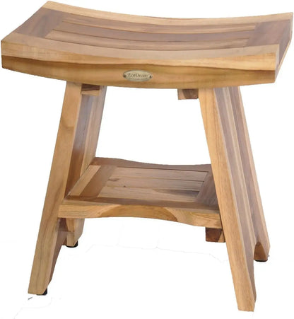 Wood Shower Stool.